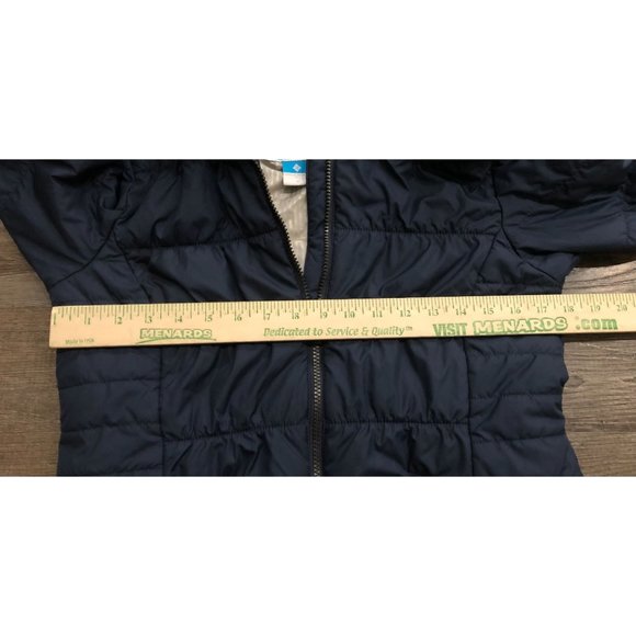 Columbia Womens Small Blue Thermal Coil Hooded Full Zip Jacket - Picture 6 of 7